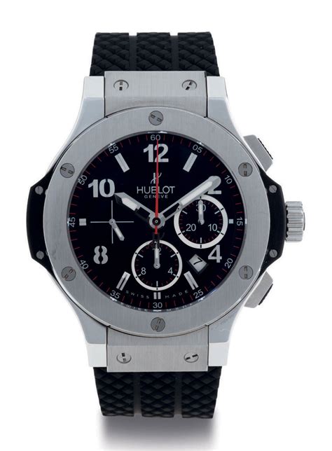 hublot  stainless steel oversized automatic chronograph wristwatch