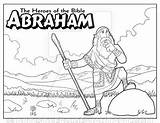 Coloring Bible Pages Abraham Heroes Kids School Sunday Abram Homeschool Vbs Activities These Great Fathers Dad Father Visit sketch template