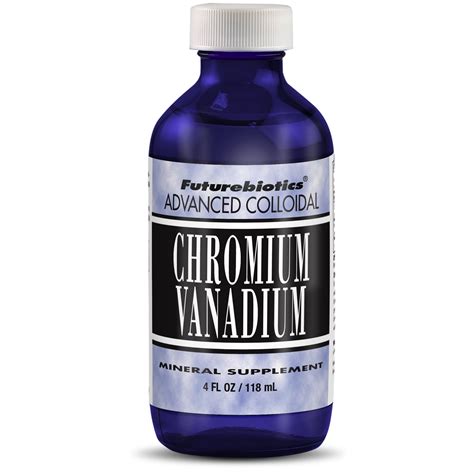 futurebiotics advanced colloidal chromium vanadium  oz  ebay