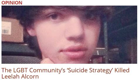 daily caller op ed blames lgbt community for suicide of transgender teen