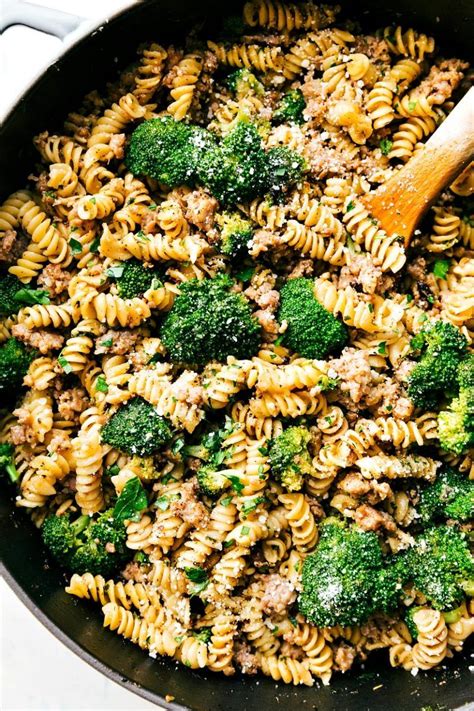 easy delicious wholesome dinner  herb  parmesan pasta ground