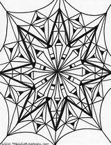 Coloring Kaleidoscope Pages Drawing Thecoloringbarn Popular Getdrawings Book sketch template