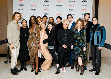 chilling adventures of sabrina cast celebrates part 3 premiere in