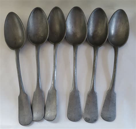 antique pewter spoons vintage treasure