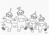 Teletubbies Coloring Hand Hold Together Hands Holding Pages Friends Ihop Printable Online Para Colorear Dibujos Template Los Supercoloring Templates Categories sketch template