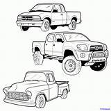 Truck Pickup Draw Drawing Step Clip Drawings Sketchbook 3d sketch template