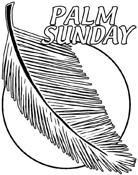 palm sunday coloring page crayolacom