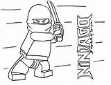 Ninjago Pages Color Coloring Print sketch template
