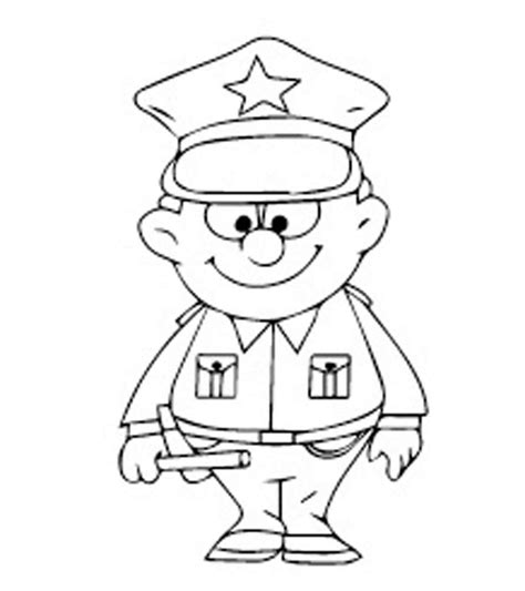 police coloring pages  kids click    police colour page