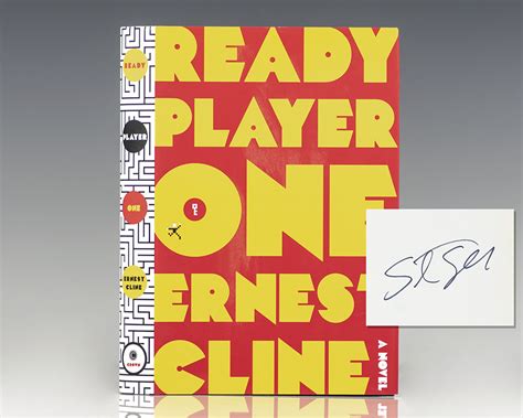 ready player  ernest cline  edition signed rare book