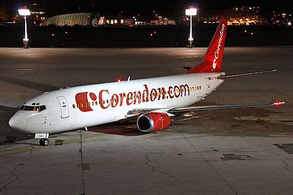 corendon airlines fleet details  history