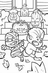Halloween Coloring Pages Cute Kids Happy Printable Print Coloring4free Printables Sheets Funny Pumpkin Size Crayola Jack Monster sketch template