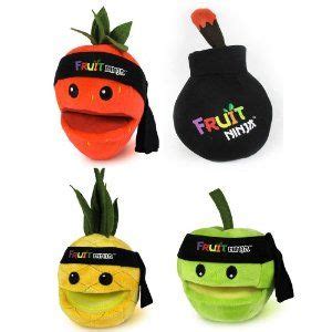 fruit ninja  plush  sound set     ninja birthday
