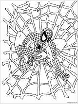 Spiderman sketch template