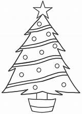 Tree Christmas Coloring Outline Drawing Kids Simple Printable Pages Easy Trees Draw Sheet Drawings Sheets Xmas Realistic Clip Getdrawings Nice sketch template