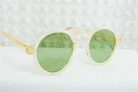 vintage 40s sunglasses 1930 s round sunglasses by diaeyewear round
