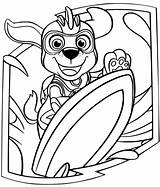 Coloring Paw Patrol Pages Pups Mighty Popular sketch template
