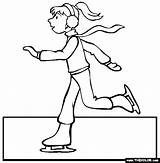 Skating Ice Coloring Pages Winter Drawing Online Thecolor Figure Skaters Snoopy Getdrawings Kids Gif Template Color sketch template