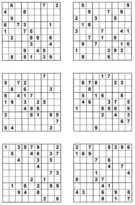 sudoku printables  sudoku instructions