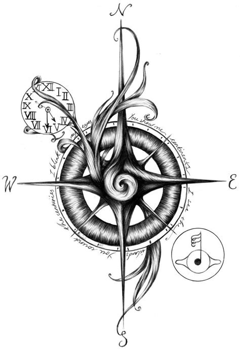 pin by de la cruz fatima on tattoos compass tattoo sketch tattoo