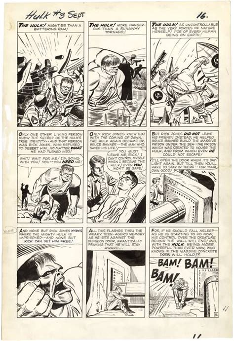 Hulk 3 By Jack Kirby Marvel Comics Superheroes