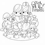 Coloring Pages Precious Moments Church Family Forever Printable Girl Baby Friends Christmas Families Sheets Religious Together Kids Moment Getdrawings Colouring sketch template