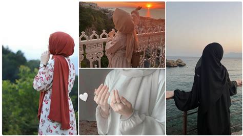 hidden face hijab girls dpz  whatsapp islamic girls profile picture youtube