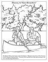 Coloring River Missouri Pages Boone Daniel Mississippi Getdrawings Getcolorings Color Countryside Drawing Printable Books Colorings Print sketch template