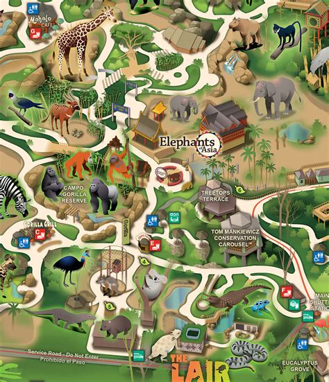 la zoo map