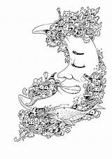 Coloring Doodle Invasion Adult Pages Kerby Book Rosanes Drawings Behance Colouring Books Printable Doodles Ups M1 Designstack Grown Illustration Tumblr sketch template