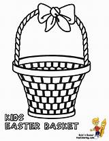 Basket Easter sketch template
