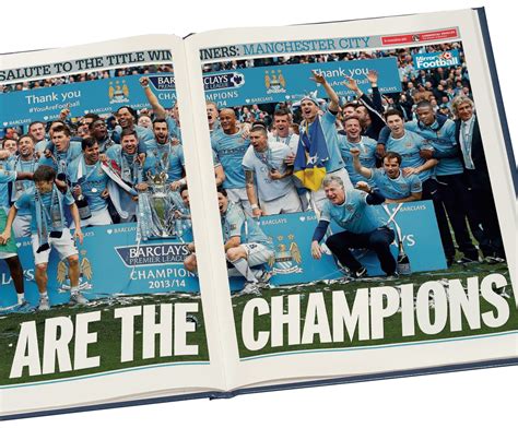 personalised manchester city football newspaper book leather cover