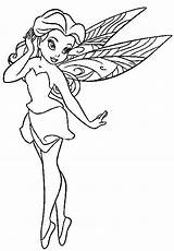 Fairy Coloring Fada Tinkerbell Fairies Fata Pirata Ausmalen Ausmalbild Fee Hollow Pixie sketch template