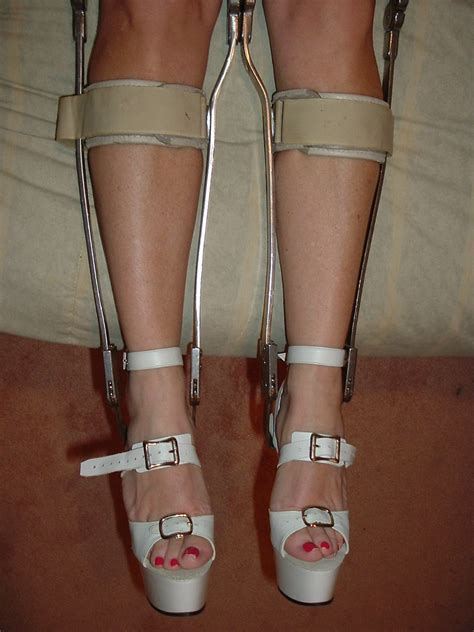taupe braces with white sandals my model s tiny feet