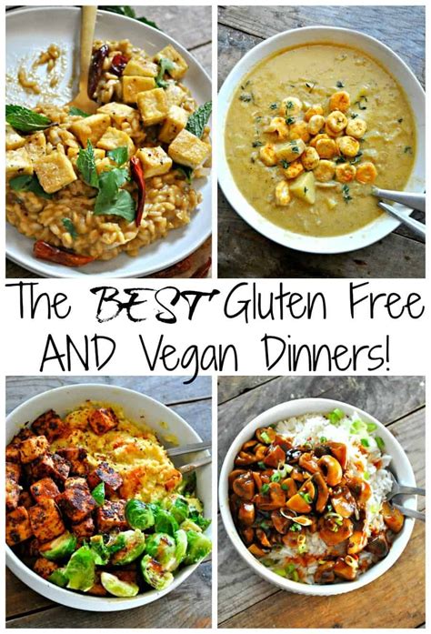 unbelievable gluten   vegan dinner recipes