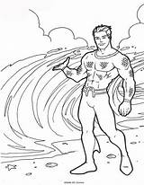Aquaman Kids Coloring Fun Pages Personal Create sketch template
