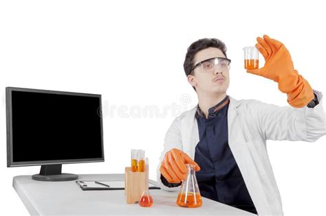 mixing chemical  laboratory stock image image  liquid medical