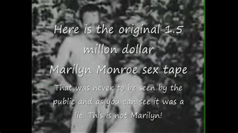 marilyn monroe original 1 5 million dollar sex tape xvideos