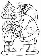 Christmas Santa Claus Coloring Pages Kids Fun Votes sketch template