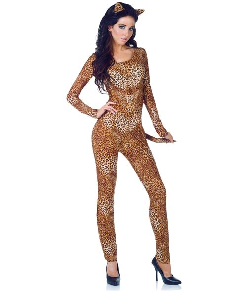 Sexy Leopard Costume Catsuit Leopard Costume Leopard Suit Horror
