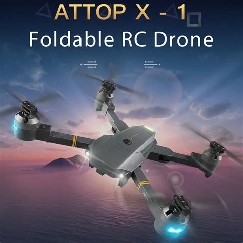 attop xt  mini foldable rc drone wifi fpv camera drone altitude hold