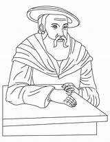 Kepler Johannes Coloring Pages Amish Bestcoloringpages Printable Getcolorings Sheets Outline Visit Color sketch template