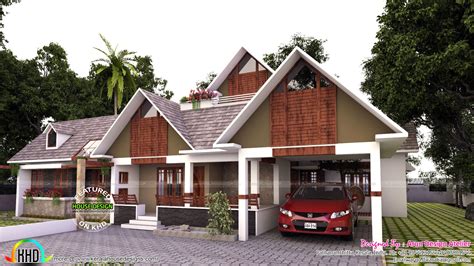 stunning modern single floor home  sq  kerala home design  floor plans  dream houses