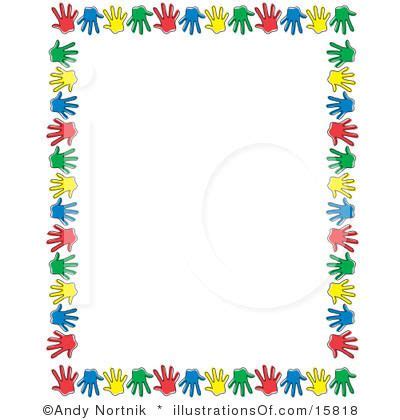 preschool clip art stationary  scrapbook border paper  save