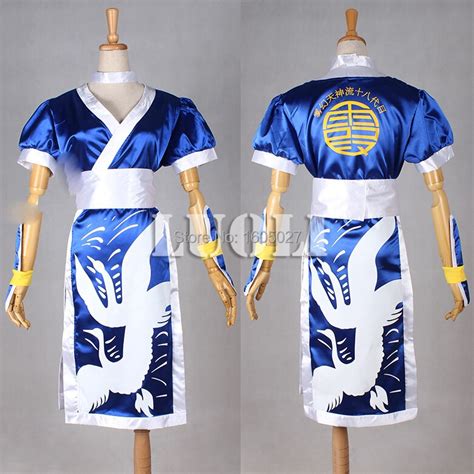 Hot Anime Dead Or Alive Kasumi Todo Kasumi Uniforms Cosplay Blue