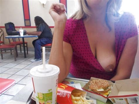 Naked In Mcdonalds 04 Flashing At Mcdonald S Sorted By New Luscious