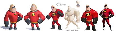 Disney Infinity Mr Incredible Evolution By Artsammich On