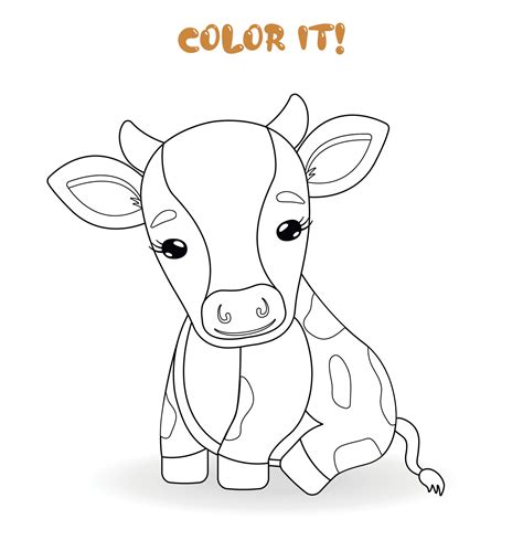 coloring page  kids   cute  color  vector