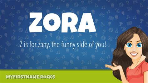 zora first name personality and popularity