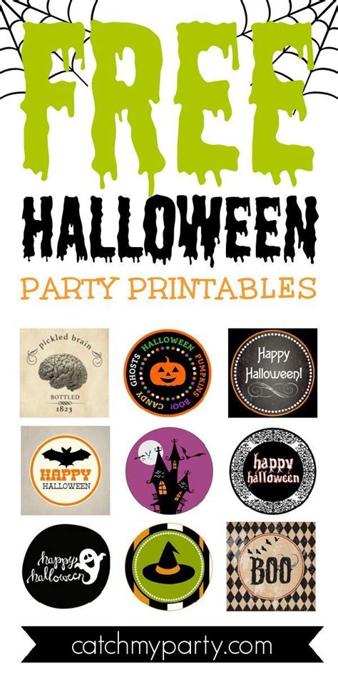 halloween party printables halloween printables